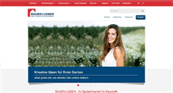 Desktop Screenshot of bauenundleben.de